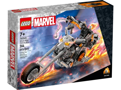 Motorista Fantasma Lego. Ghost Rider Marvel.
